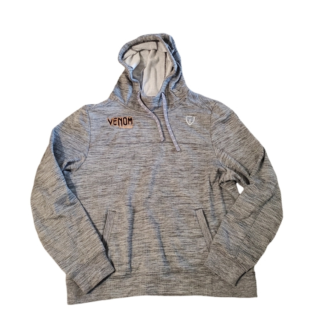 Adrenaline Venom International Men's Pullover Heather Gray Hoodie Size‎ Large